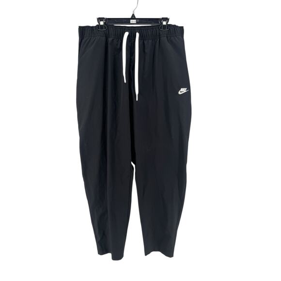 Nike Men's Black Club Woven Tapered Leg Sweatpants Size 3XL Tall - Picture 1 of 5